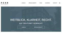 Desktop Screenshot of pehb.at